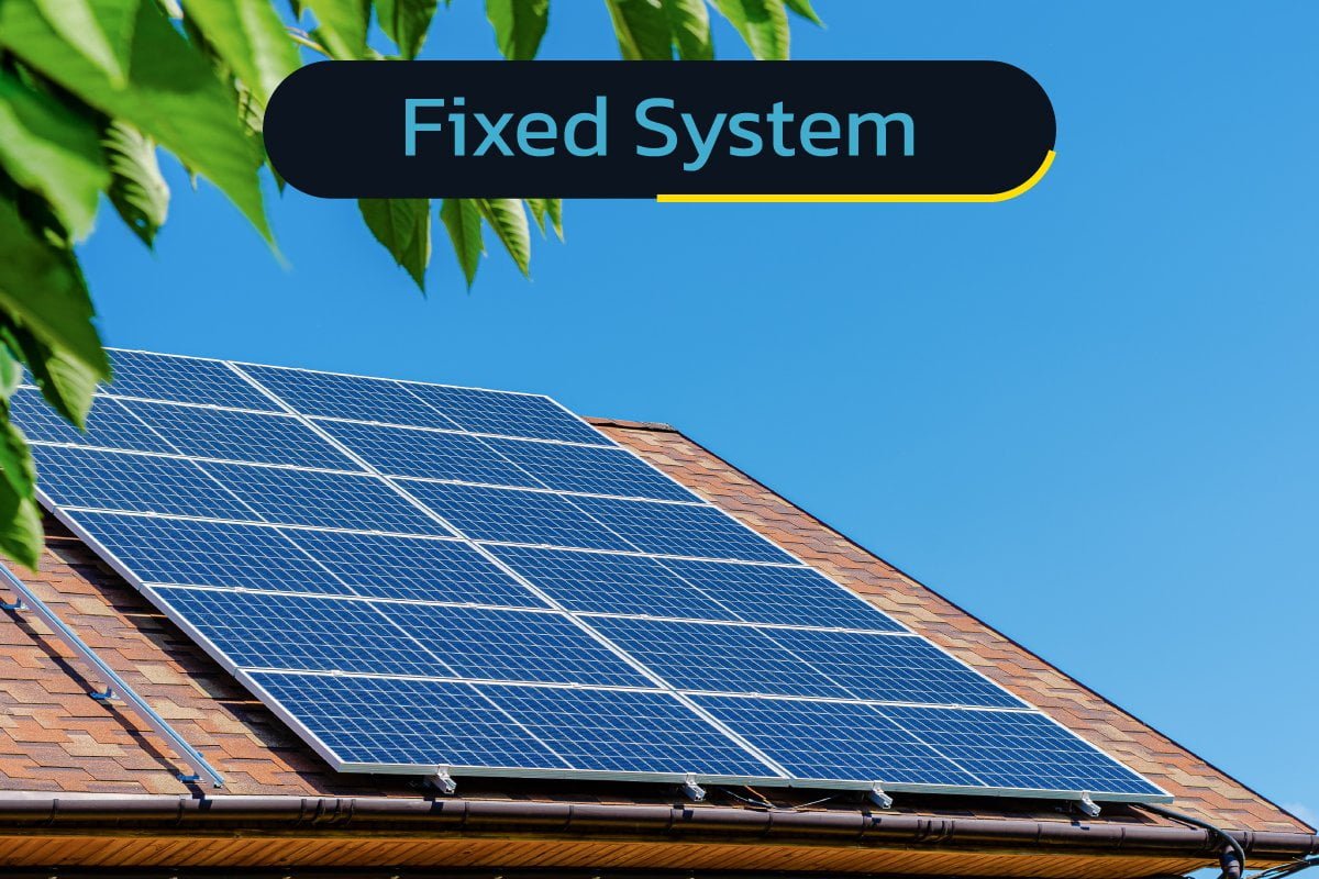 ทิศการติดตั้ง solar cell แบบติดตั้งอยู่กับที่ (Fixed System) 